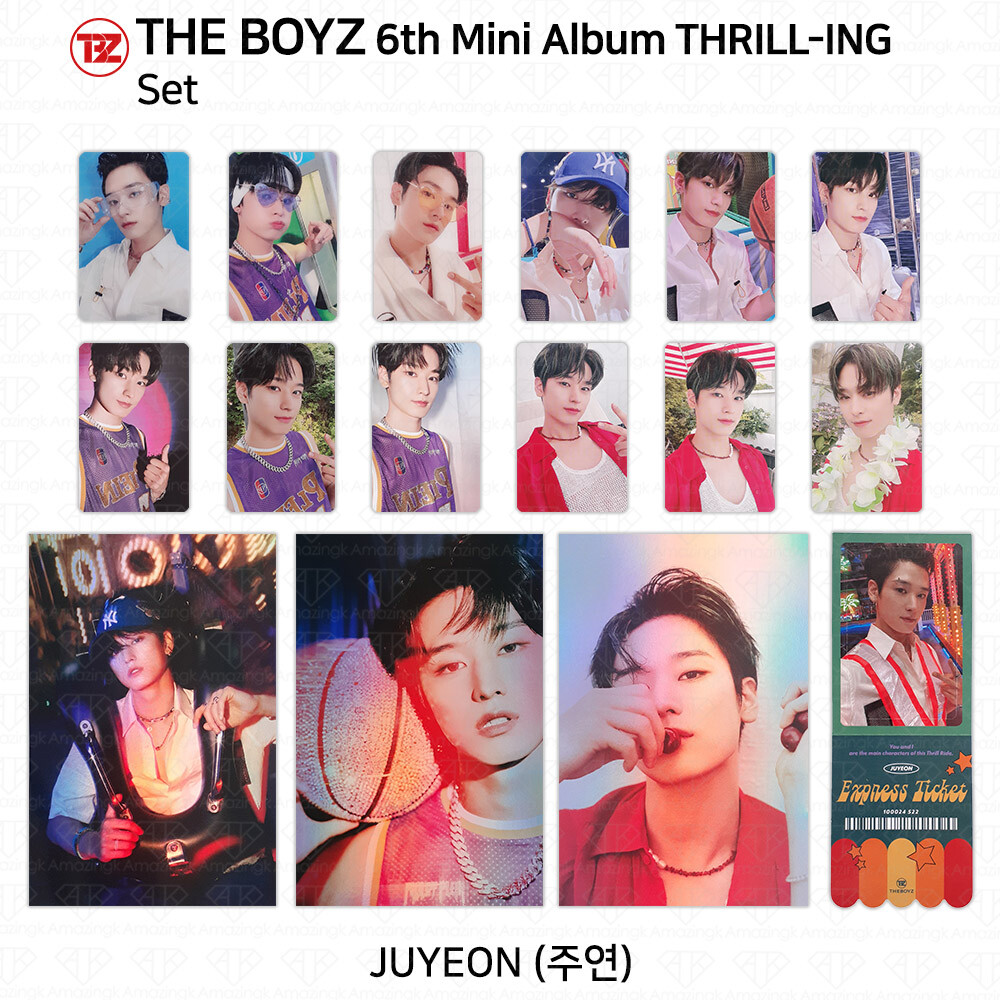 The Boyz 6th Mini Album Thrill-ing Official Photocard Postcard