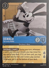 Oswald - The Lucky Rabbit [Foil] #142 Prices | Lorcana Azurite Sea