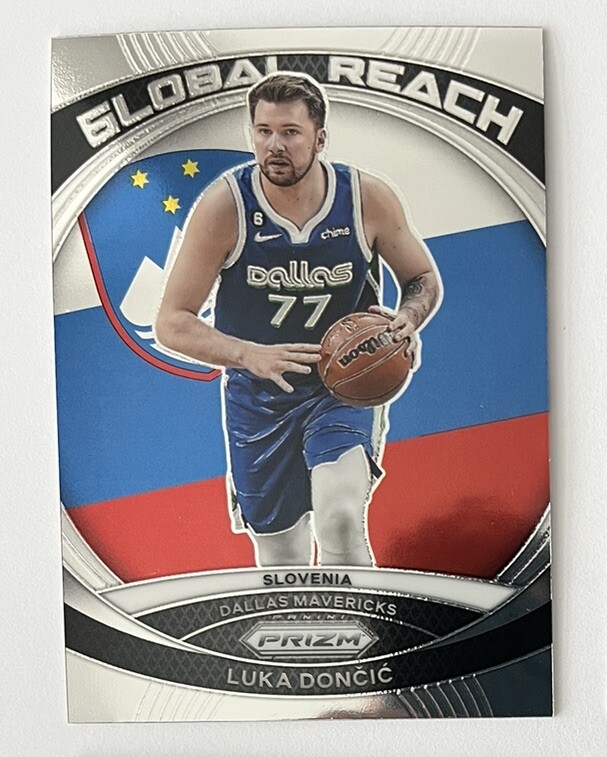 2023-2024 Panini Prizm Luka Doncic Global Reach Slovenia Card #1