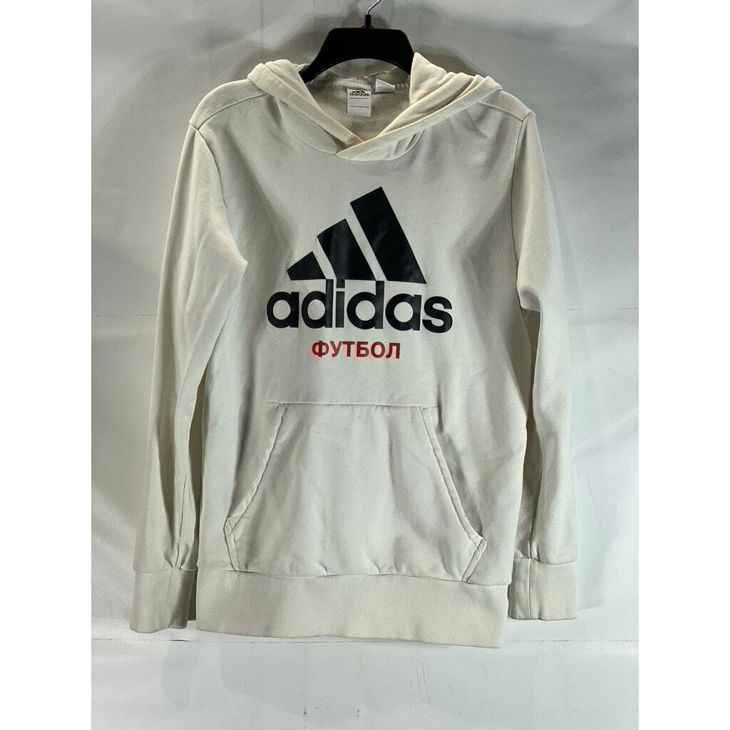 ADIDAS X Gosha Rubchinskiy Men's White Graphic Pullover Hoodie SZ
