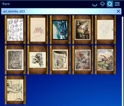 Disney Collect by Topps - 94 card D23 50th Anniversary Gold