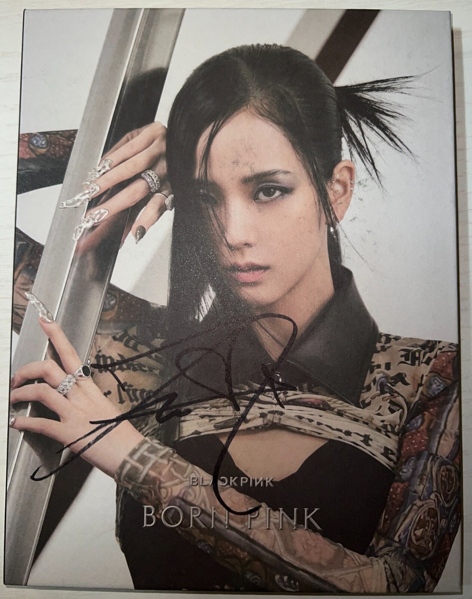 BLACKPINK [BORN PINK] JISOO Autographed Signed Album | eBay