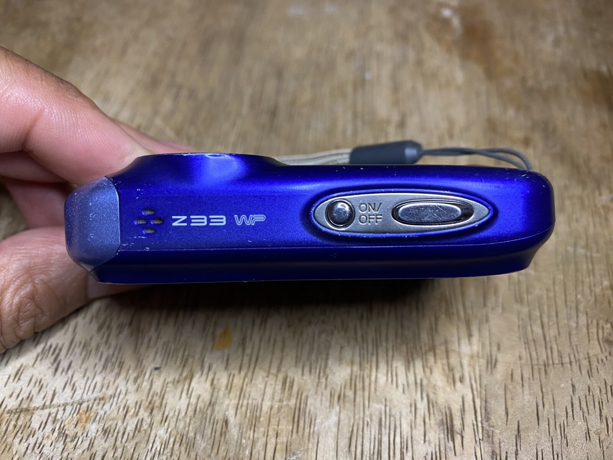 Fujifilm FinePix Z33WP Digital Camera Blue Purple Waterproof