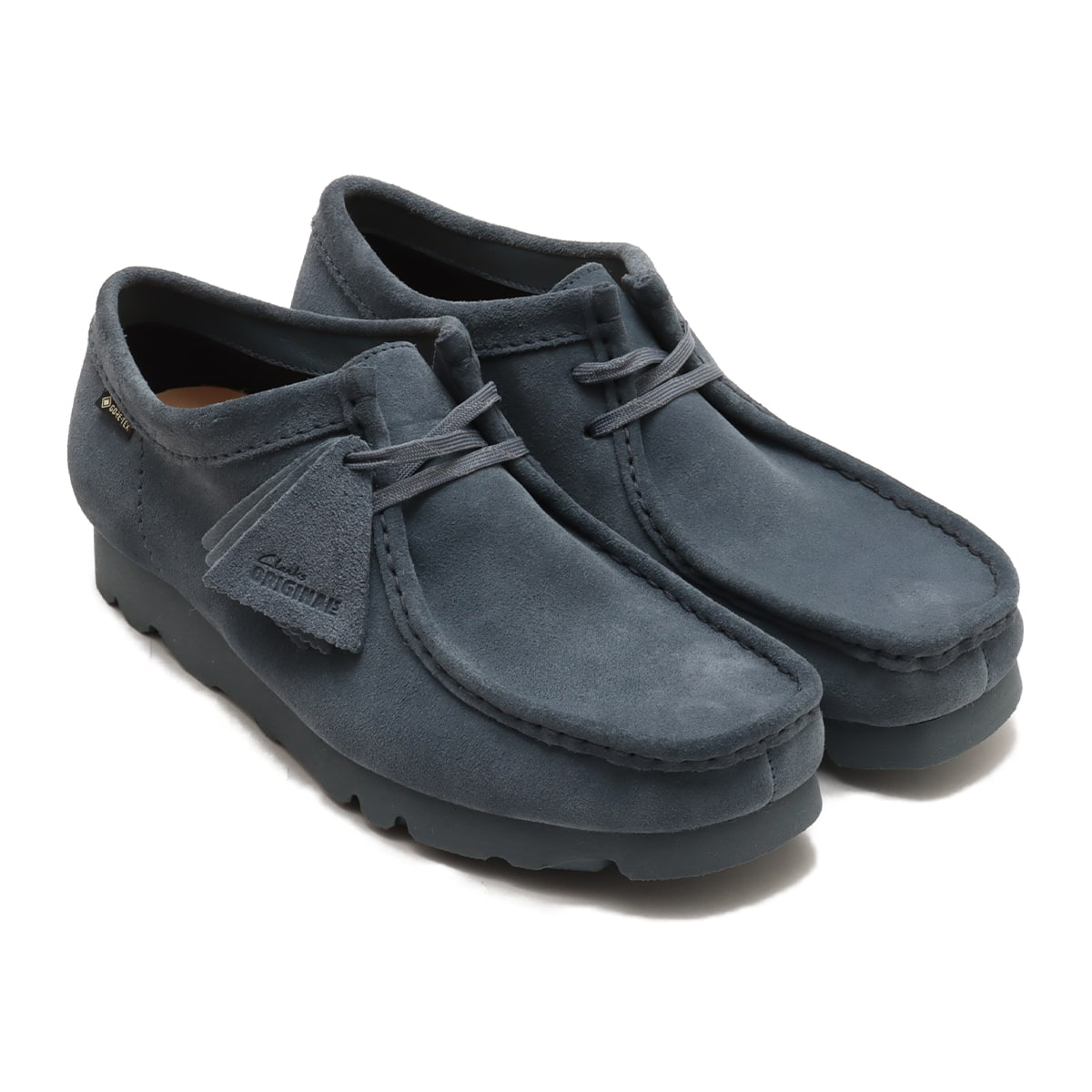 Clarks Wallabee GORE-TEX Blue Grey Suede 26176570 UK 4-13 | eBay
