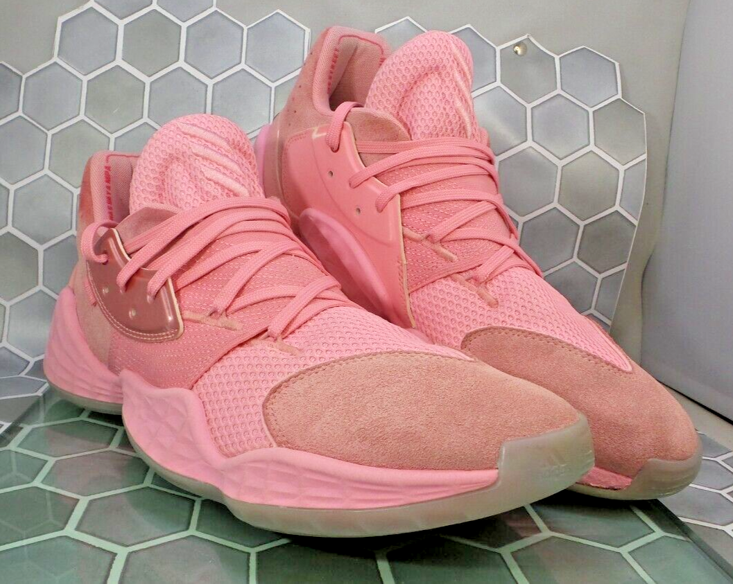 Adidas James Harden Vol 4 Basketball F97188 Pink Lemonade Shoes