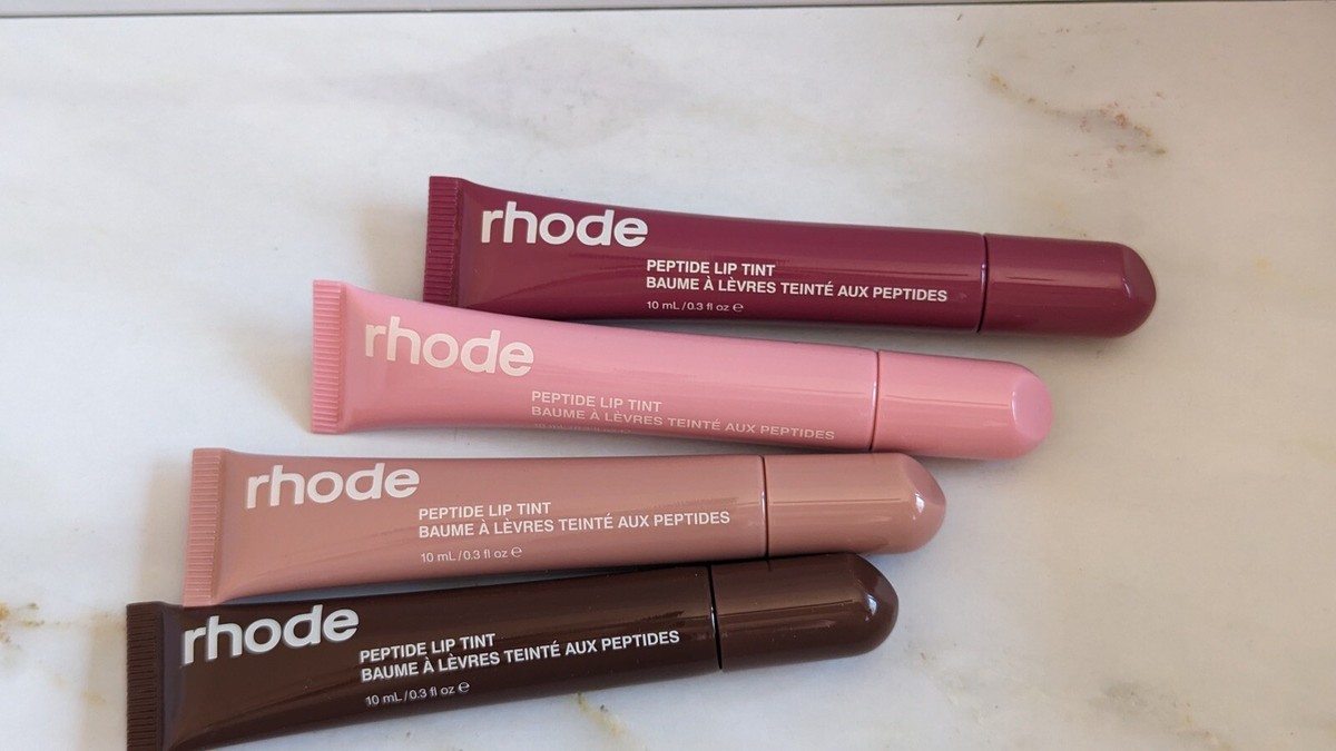 NIB Rhode Peptide Lip Tint Set - Toast | Espresso | Raspberry