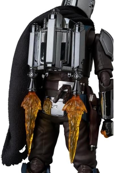 Mafex No.256 Ster Wars The Mandalorian Chrome Ver. Figure Medicom