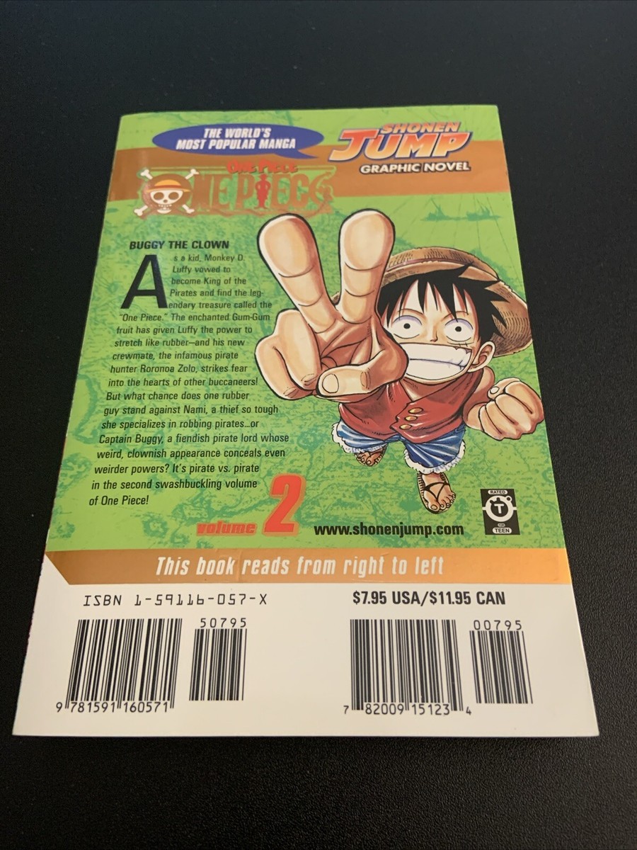 One Piece Volume 2 Gold Foil Edition Manga 2003 Shonen Jump | eBay
