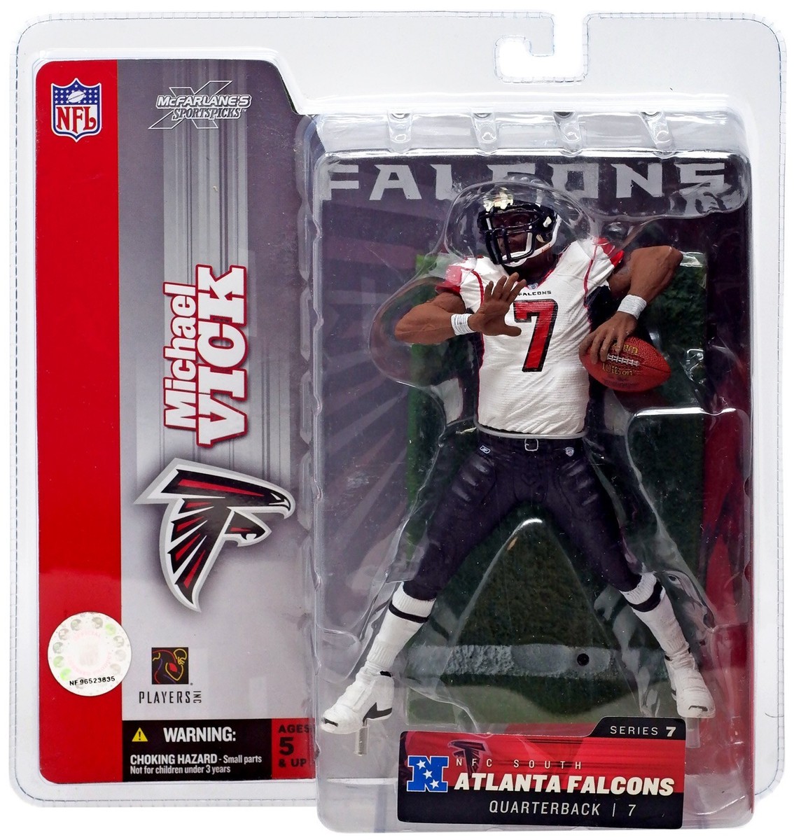 NFL Sports Picks Series 7 Michael Vick Action Figure [White Jersey