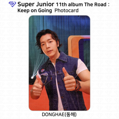Super Junior 11th Album The Road Keep on Going Official Photocard