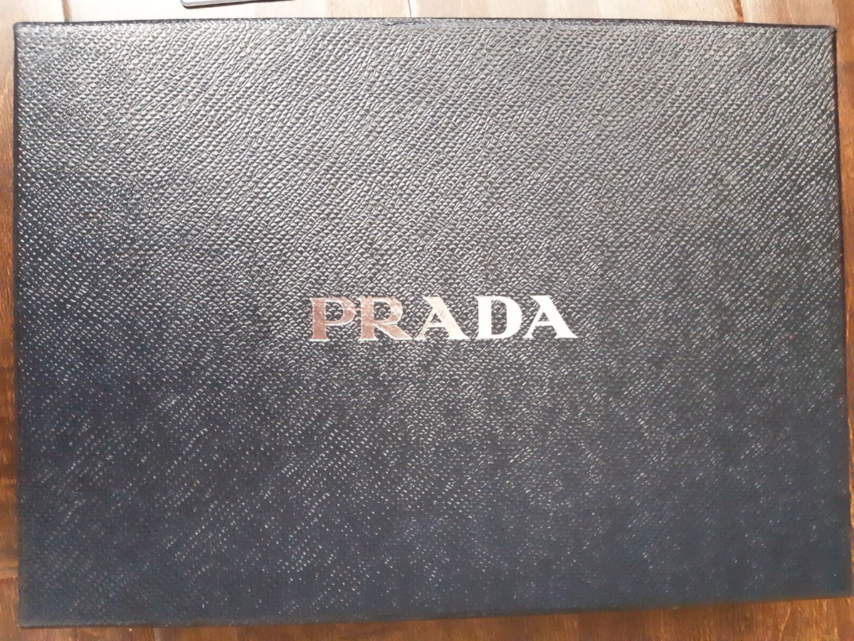 PRADA iPad Mini Case Saffiano Travel Leather Sleeve Black Brand