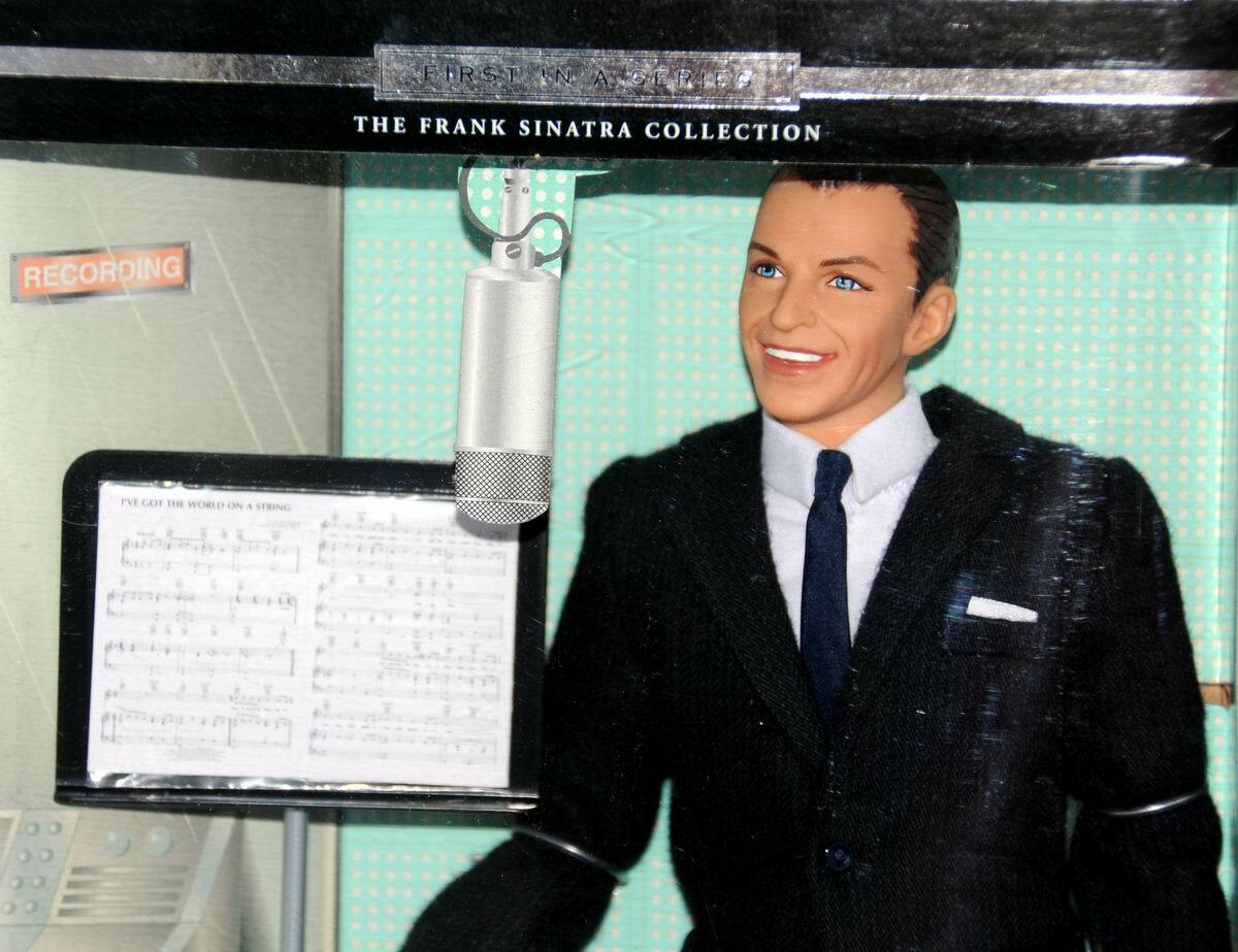 Frank Sinatra Mattel Doll Only MIB Recording Years Box Good NOT