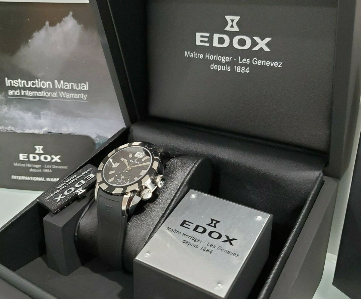 Edox Women's 62005-357N-NIN Royal Lady GMT Quartz Watch | eBay