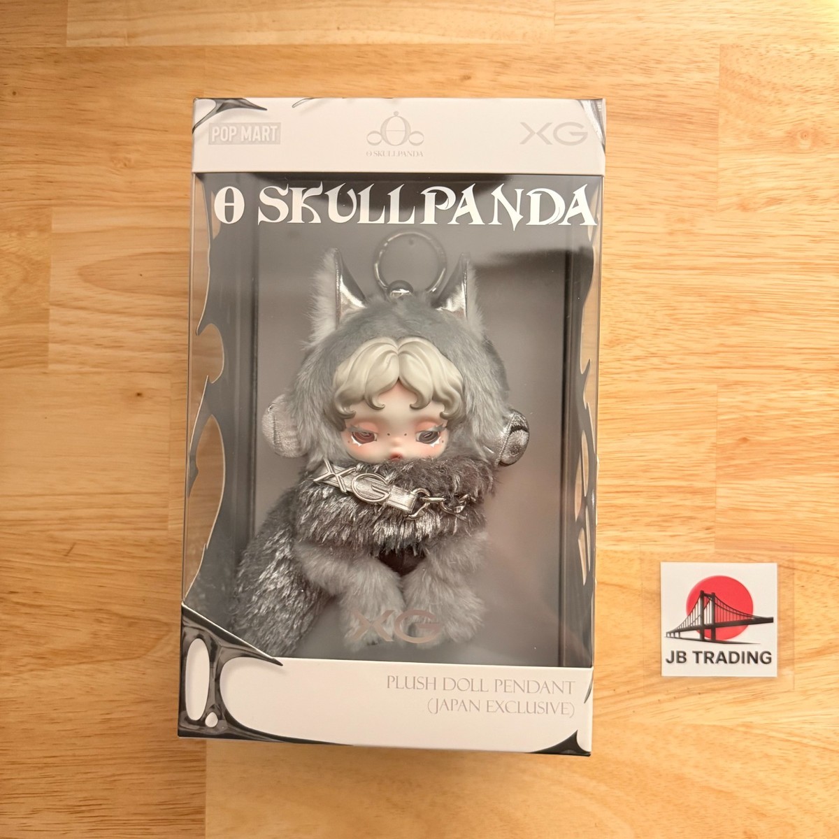 SKULLPANDA x XG Plush Doll Pendant Japan Exclusive SKULLPANDA POP