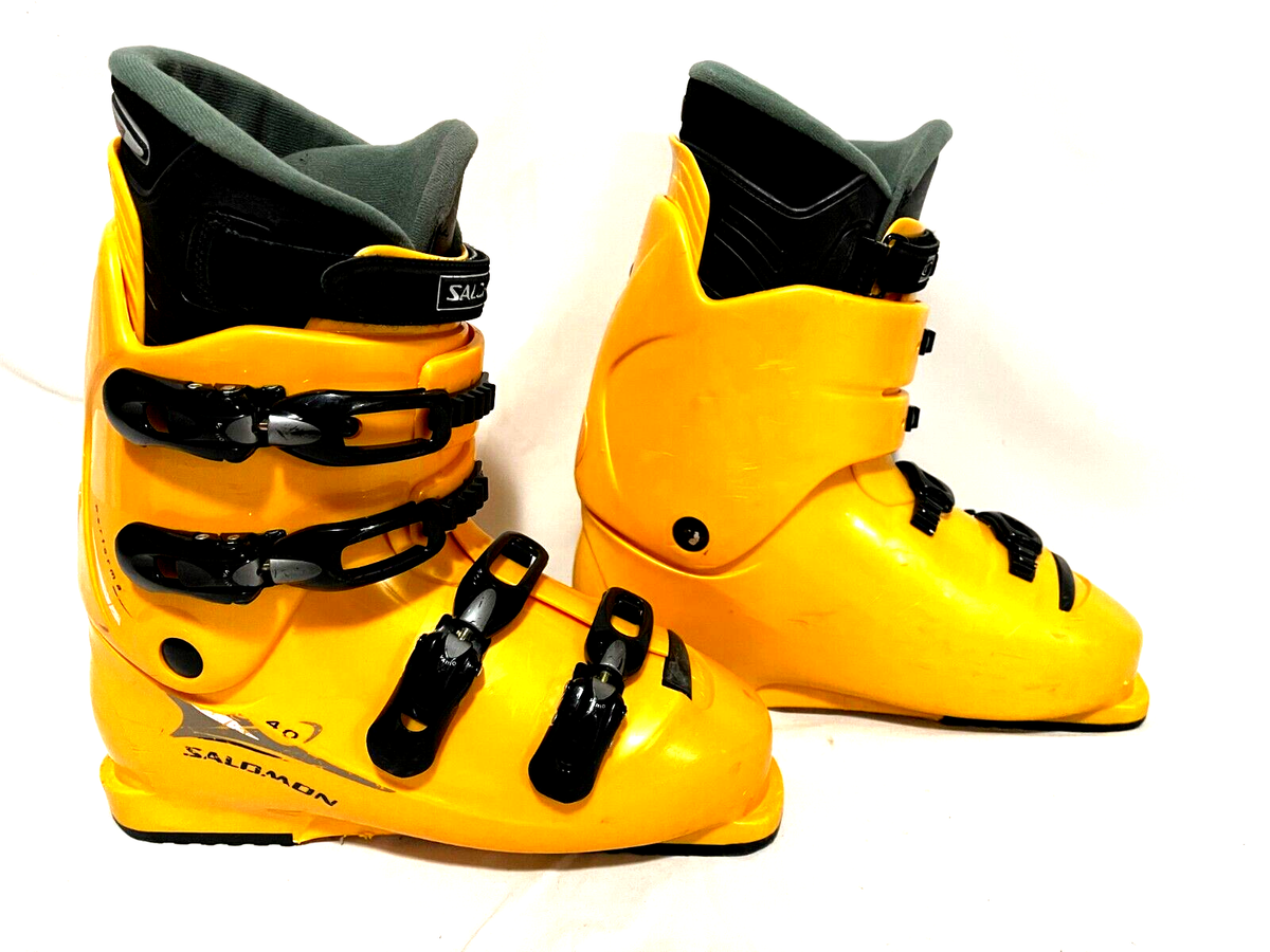 Salomon Performa 4.0 Men's Yellow Ski Boots US Size 9.0 | eBay