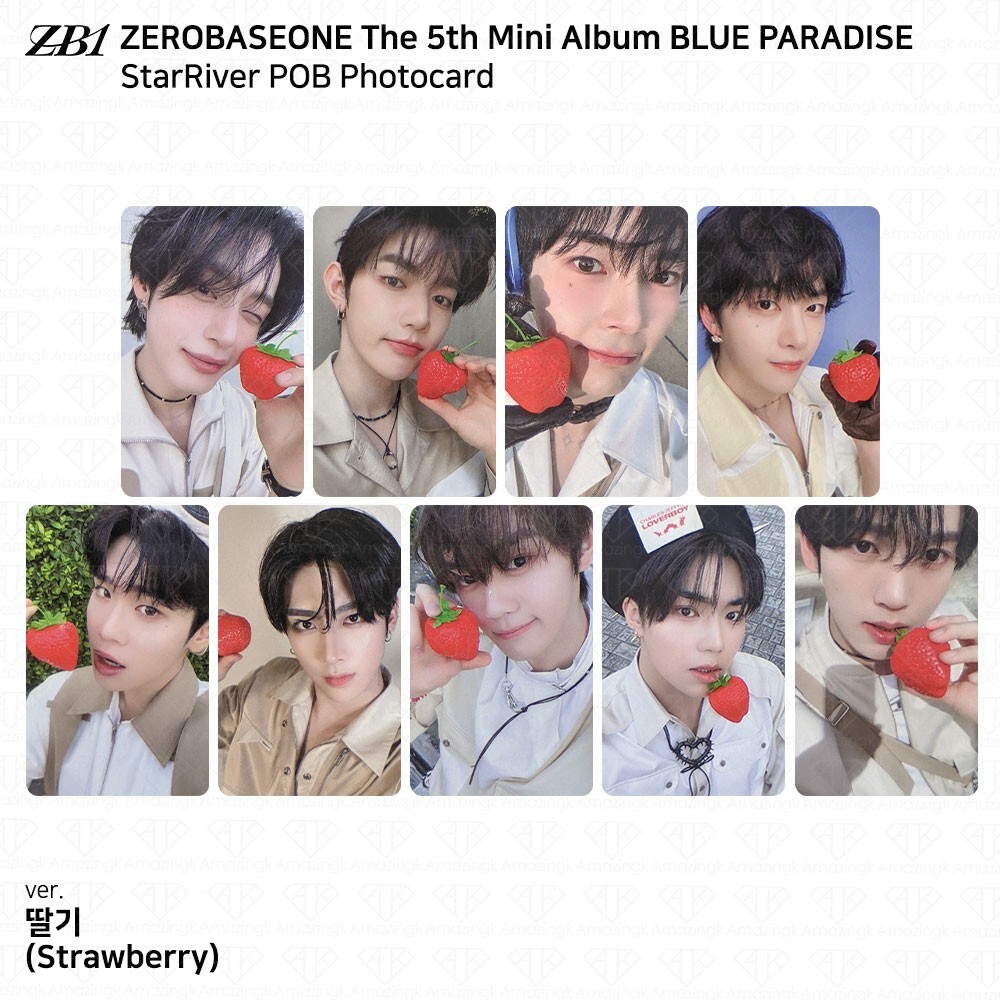 ZEROBASEONE ZB1 5th Mini Album Blue Paradise StarRiver POB