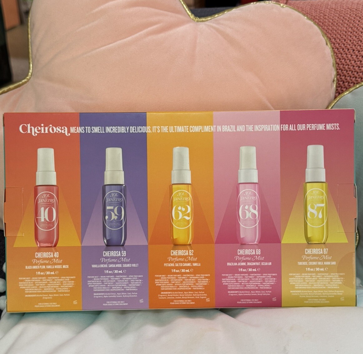 Sol de Janeiro Perfume Mist Discovery Set Lim Ed 💜 Cheirosa 40