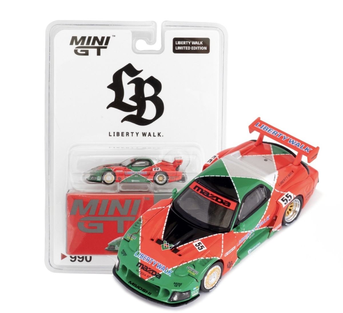 Mini GT L - LBWK Store Exclusive- LBWK RX-7 LB Super Silhouette