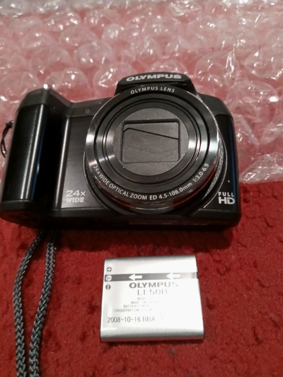 Olympus Stylus SZ-17 24x HD Digital Camera - Black | eBay