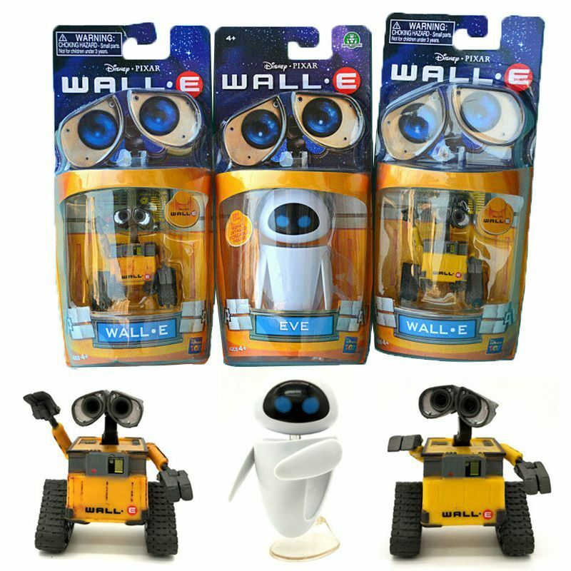 Wall-E Robot and EVE Character Figures Toy Animated Series Disney