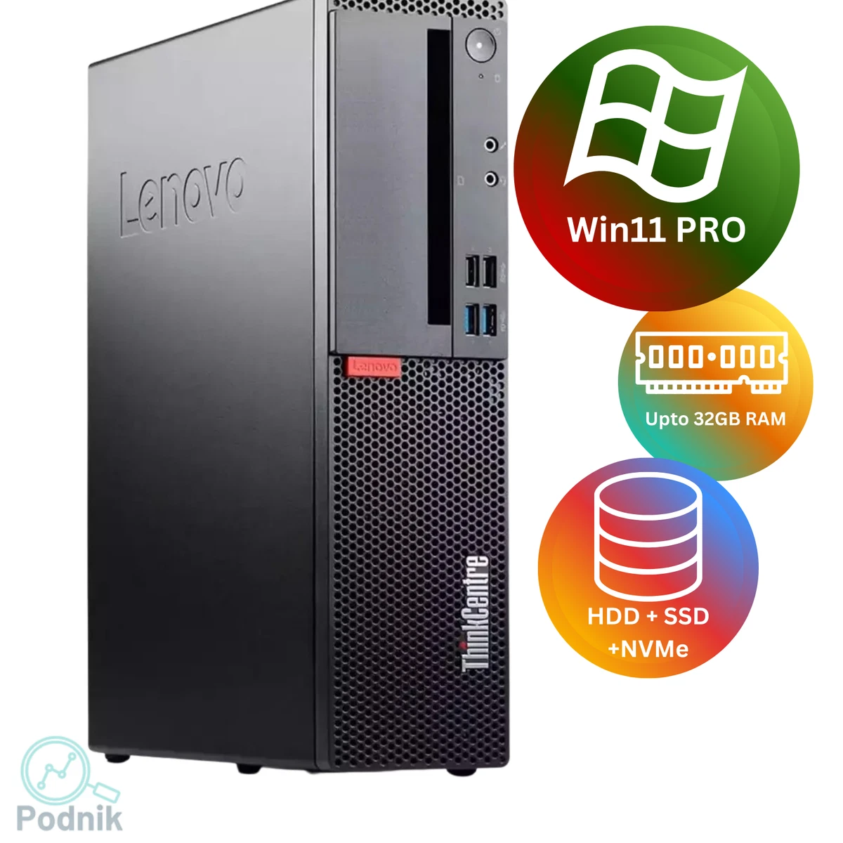 Lenovo Intel Core i5 7th Gen. 8 GB RAM PC Desktops & All-In-One