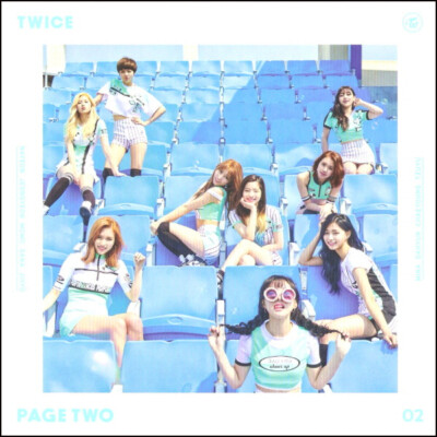 TWICE - Page Two (2nd Mini Album) PINK + MINT 2 version Set +