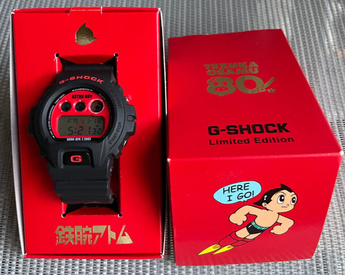 Casio G-SHOCK Astro Boy DW-6900FS Osamu Tezuka 80th anniversary