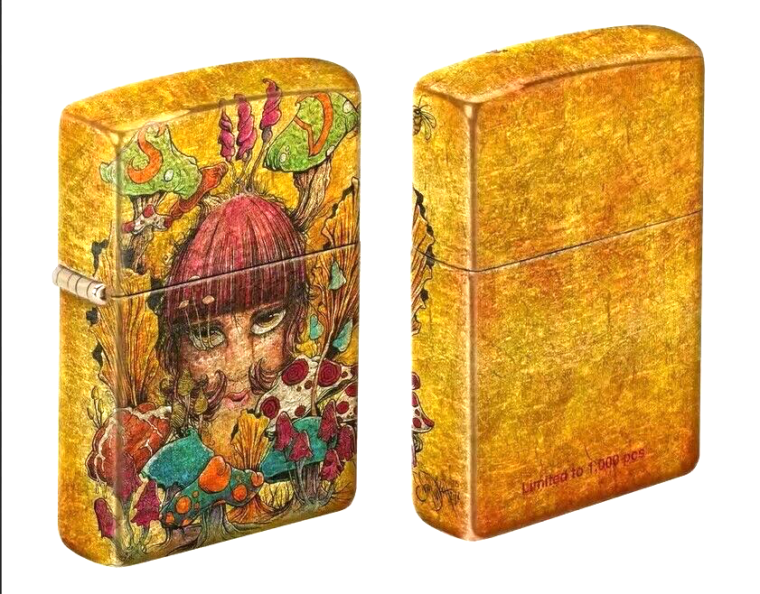 Zippo Limited Edition Mushroom Lighter by Sean Dietrich, 48458
