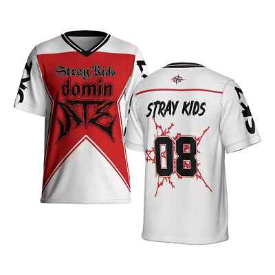 SKZ 'DominATE' World Tour 2025 Football Jersey Stay Merch Shirt | eBay