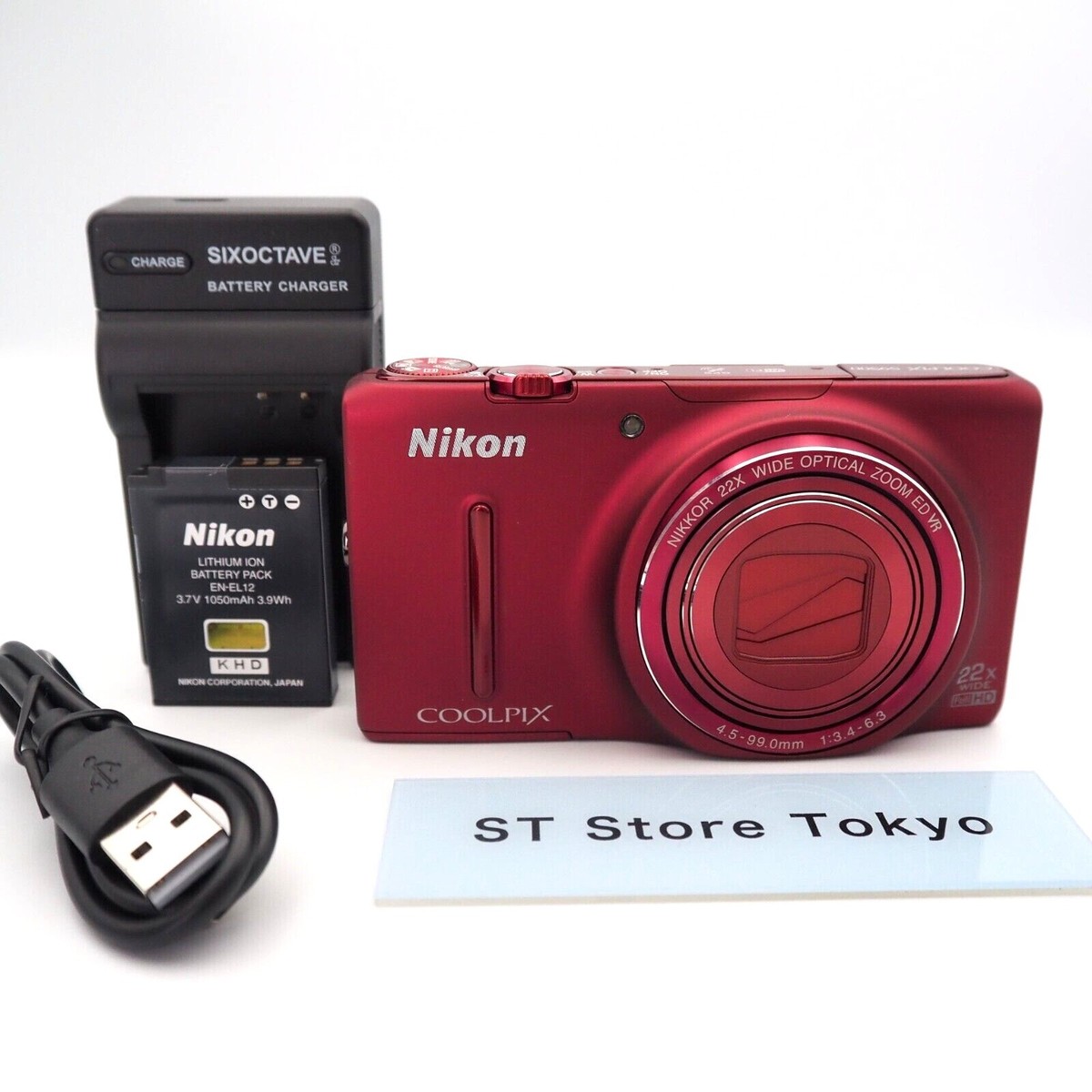Mint] Nikon CoolPix S9500 22x Zoom Digital Camera Wi-Fi GPS w