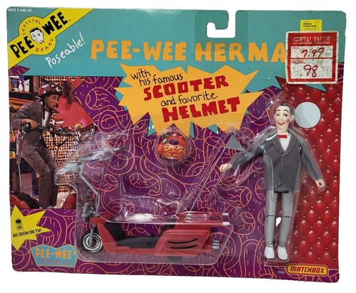 Vintage Pee Wee Herman with his famous scooter | eBay