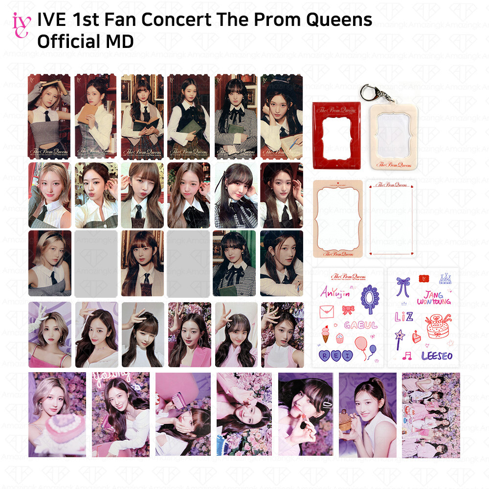 IVE 1st Fan Concert The Prom Queens Official MD Photocard Binder