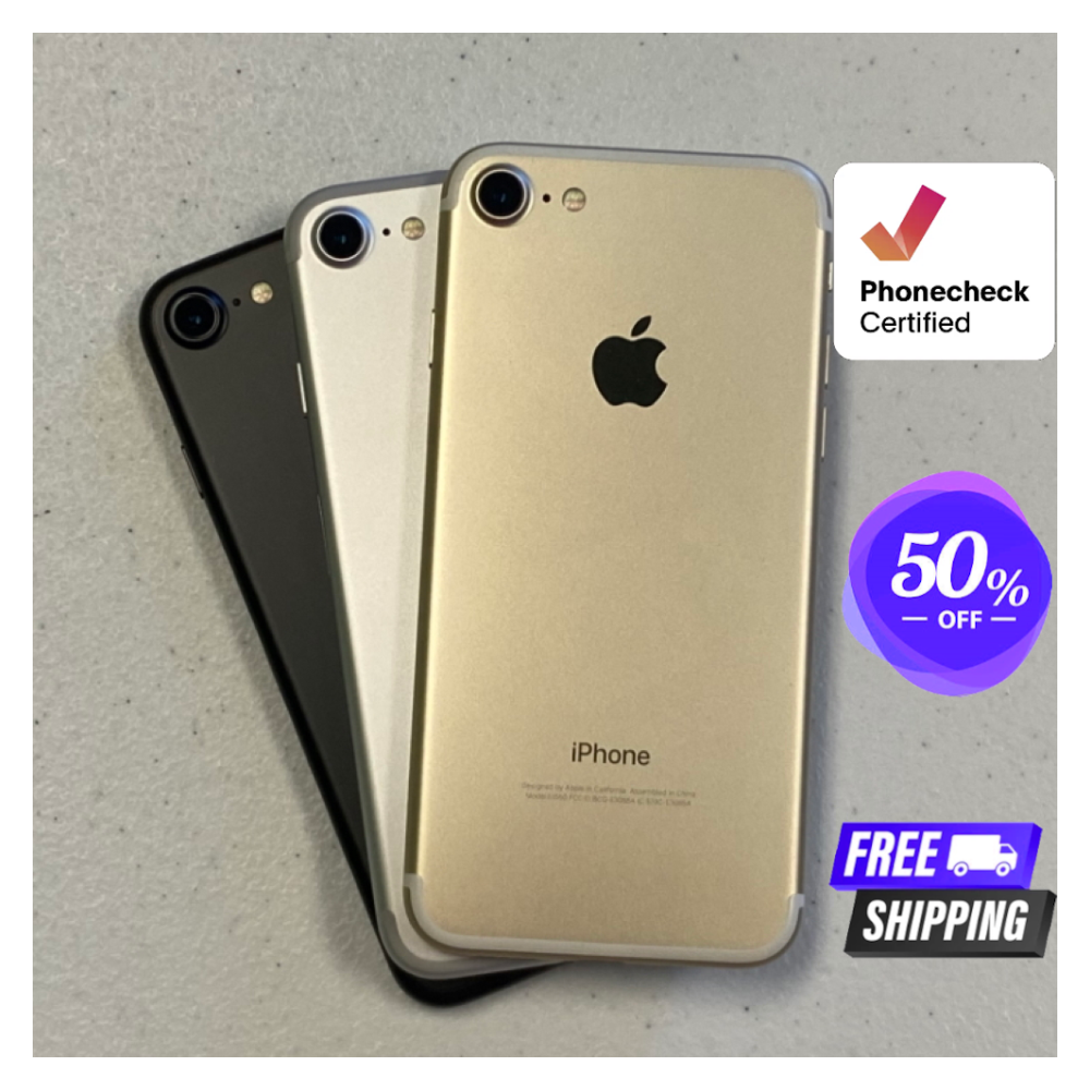 Apple iPhone 7 - 32GB/128GB Unlocked - Verizon, AT&T, T-Mobile