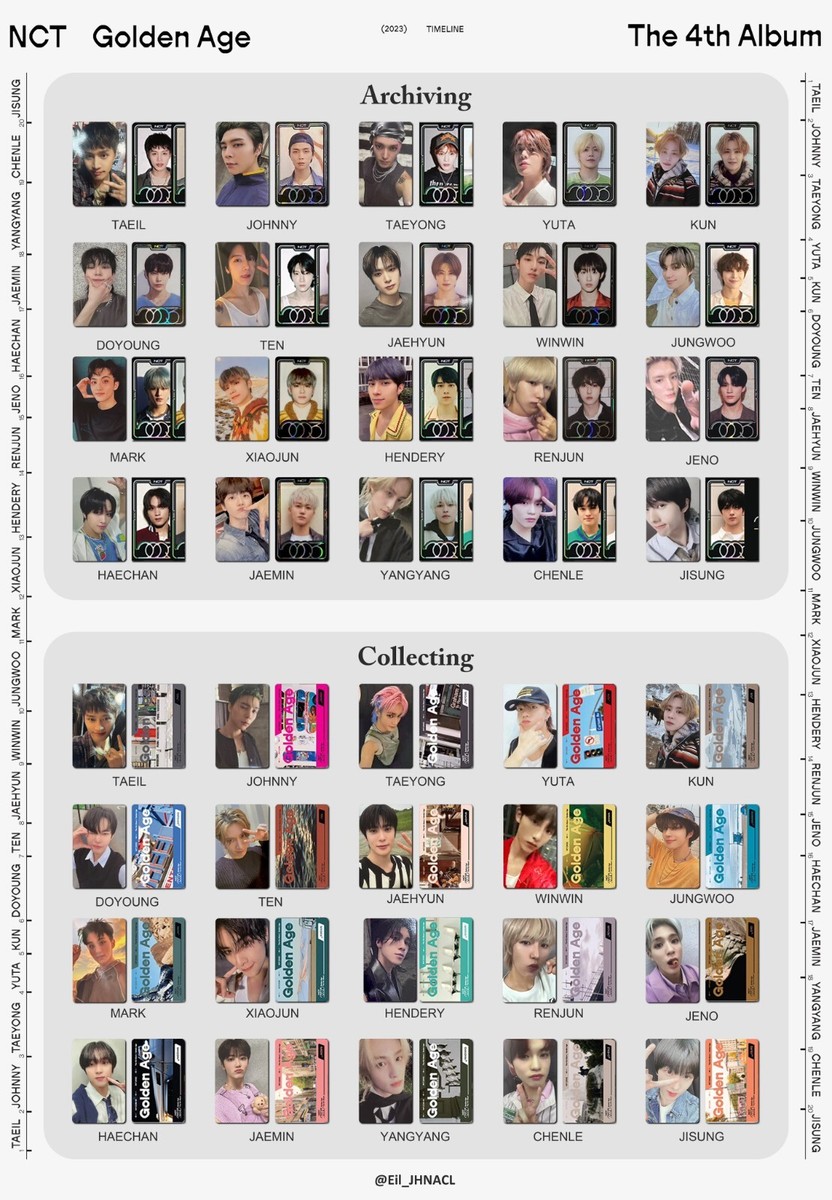 NCT 2023 Golden Age Archiving Collecting official photo card 127 U