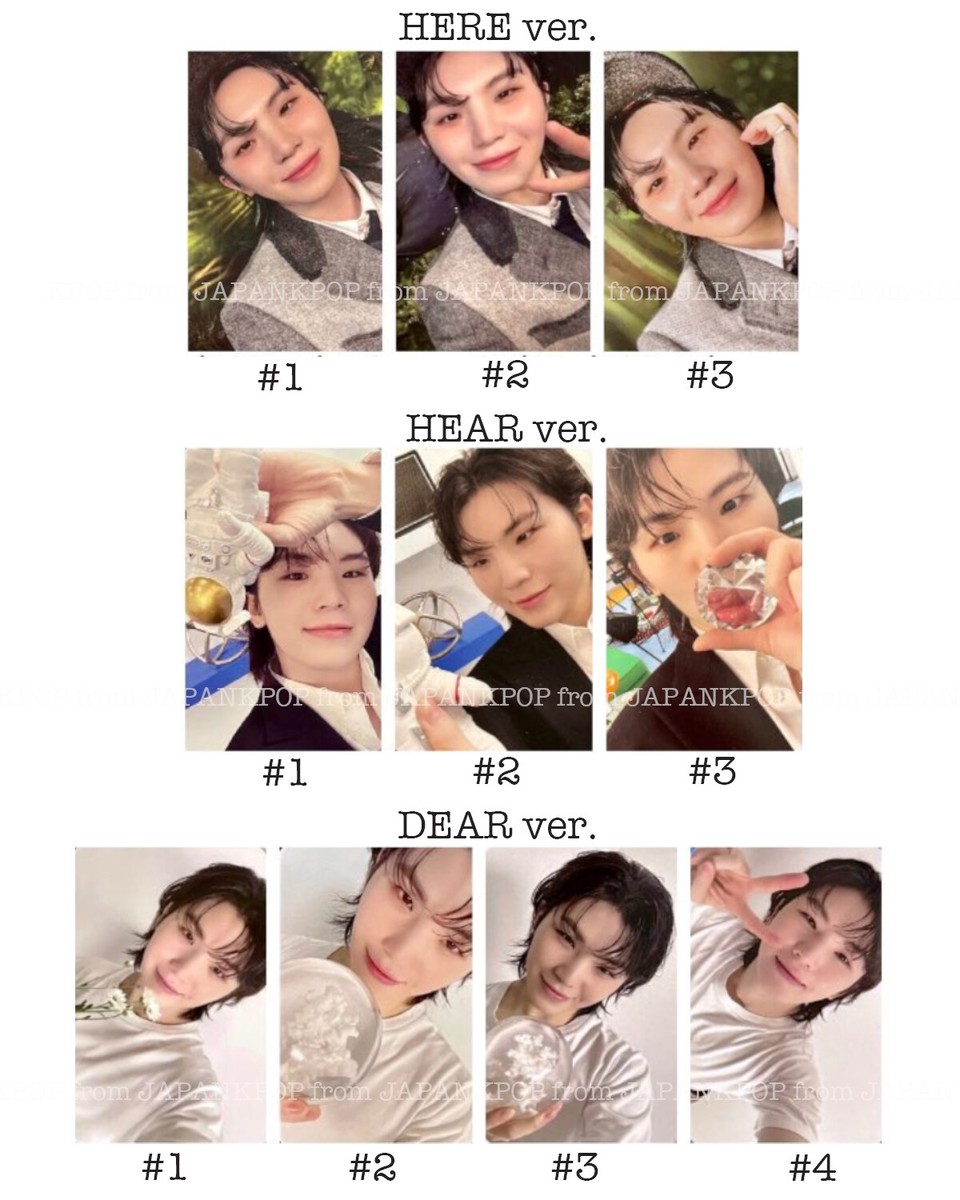 WOOZI SEVENTEEN 17 IS RIGHT HERE HEAR DEAR Official Photocard