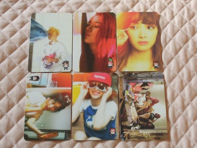 f(x) FX 2nd Album Pink Tape Photocard Set KPOP Amber Krystal