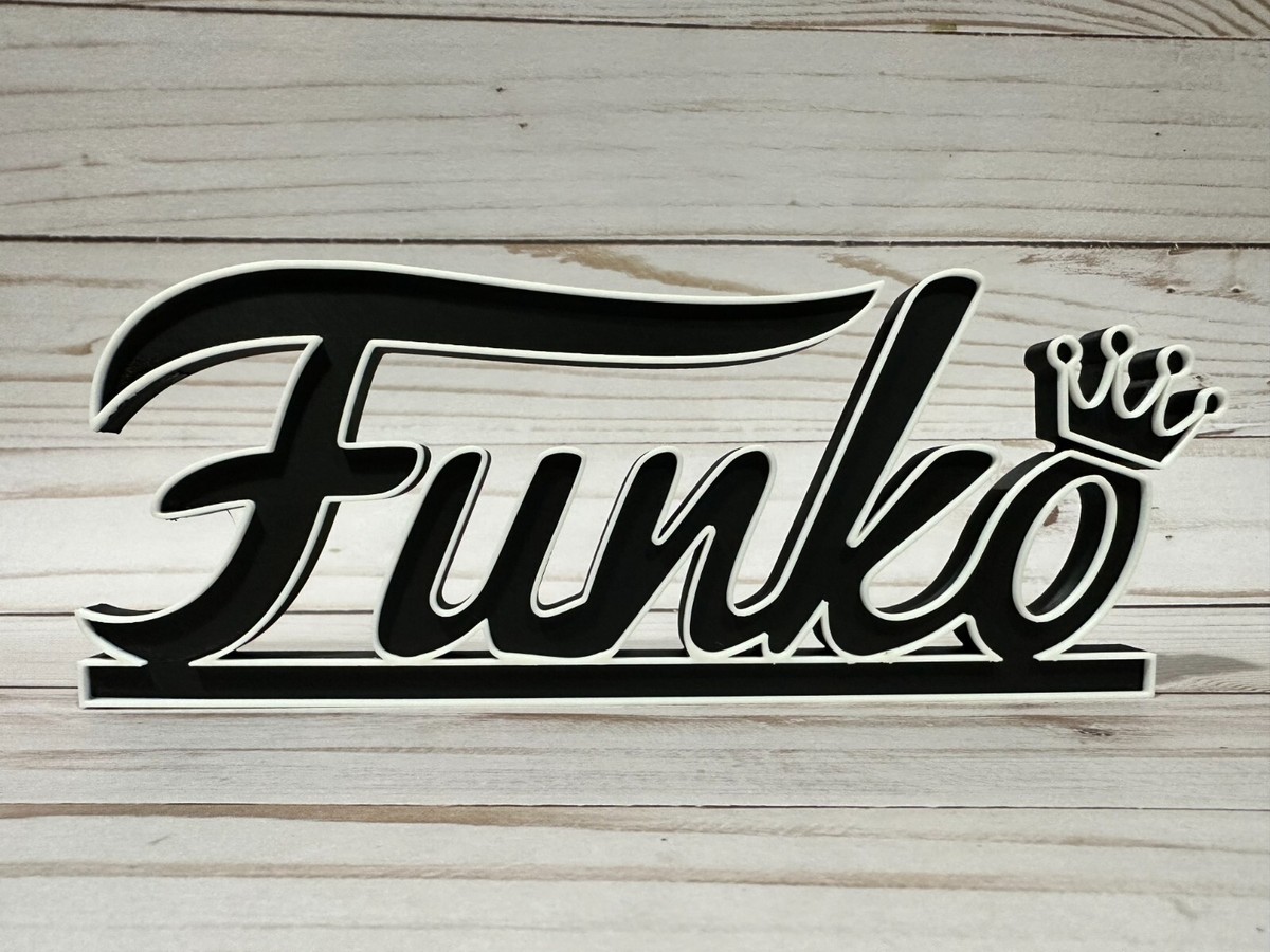 Funko POP! Shelf Display Logo Sign 8 Inches Long 3D Printed | eBay