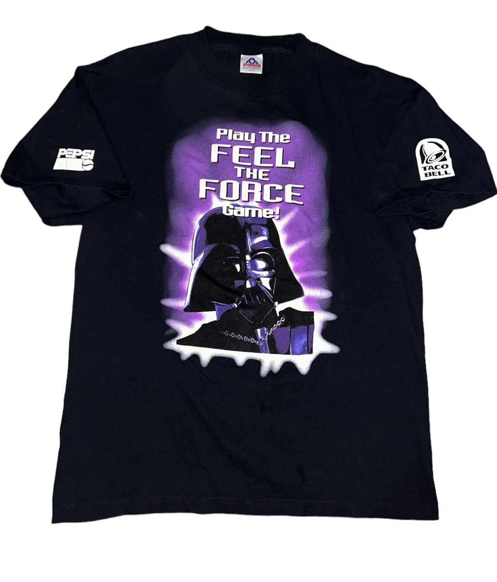 Vintage 1996 Star Wars Taco Bell Darth Vader Promo T Shirt Medium