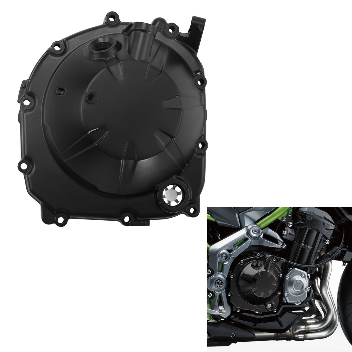 Aluminum Clutch Cover Fit For Kawasaki Z900 2017-2025 2018 2020
