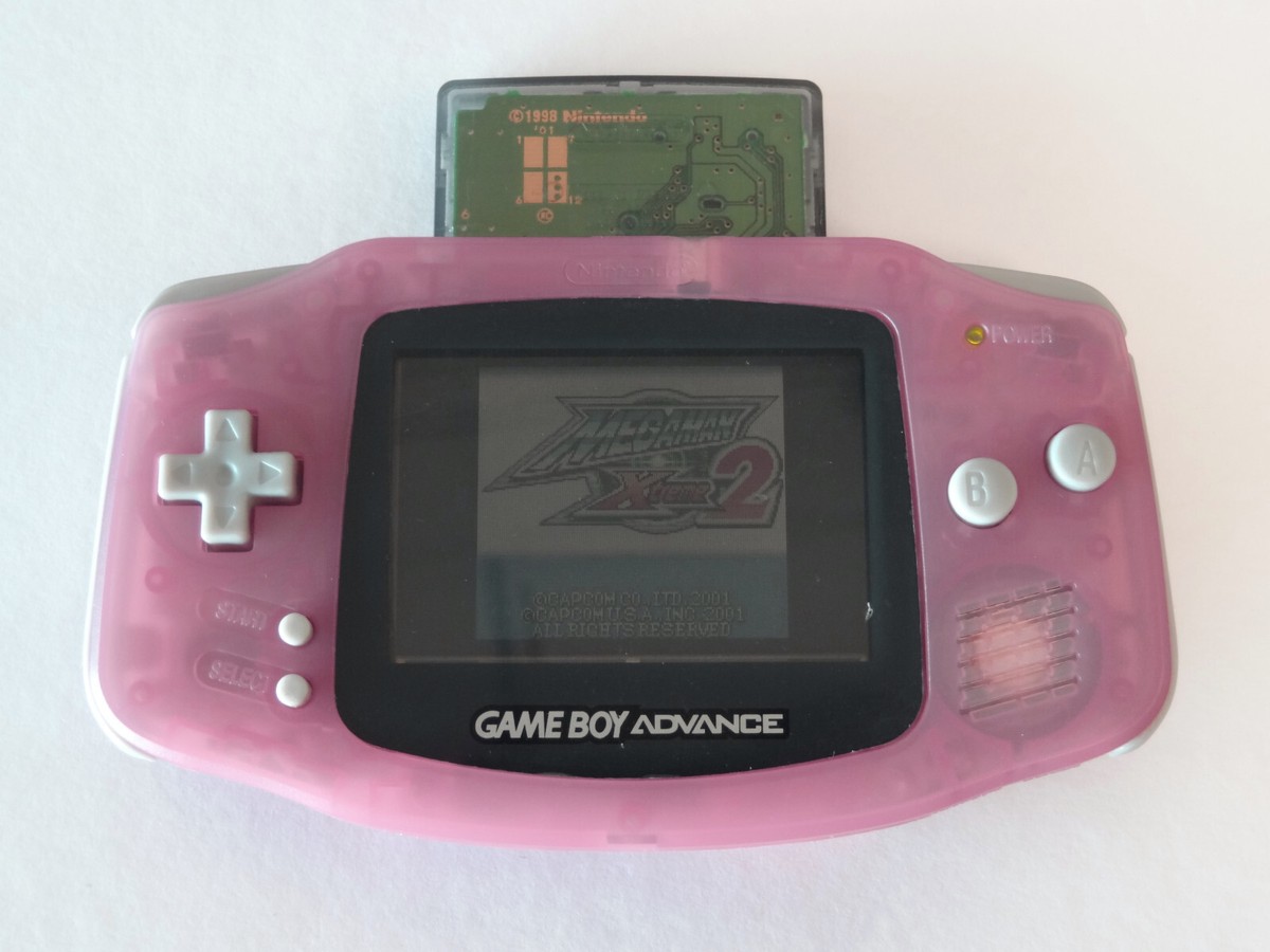 GBA Fuchsia Pink Nintendo Game Boy Advance AGB-001 Tested/Working