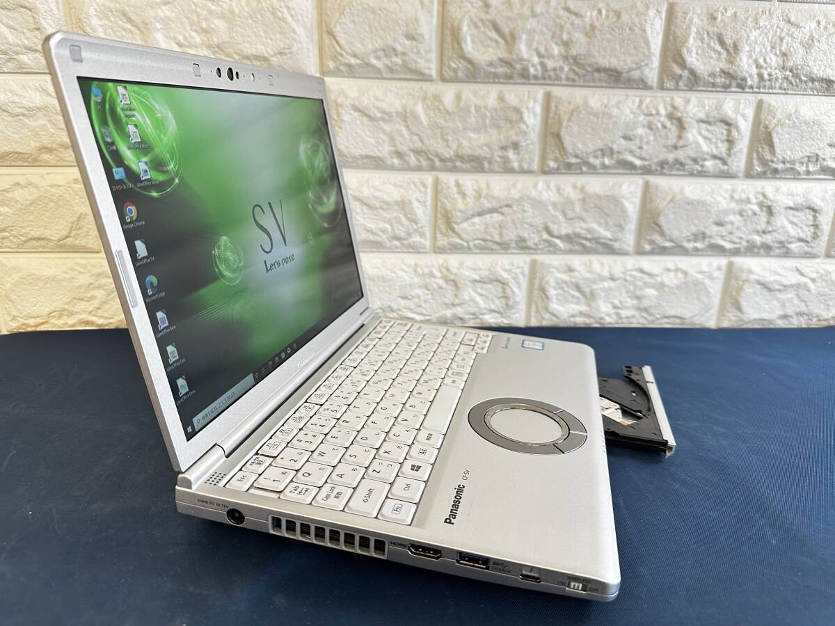 Panasonic Let's note CF-SV7 i7 8th Gen 8GB 512GB SSD Office DVD