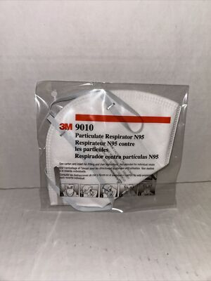 3M 9010 N95 Particulate Respirator Dust Mask - 50 Pieces for sale