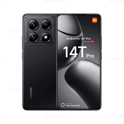 New) Xiaomi 14T Pro 5G 12GB+256GB BLACK Dual SIM Unlocked Android