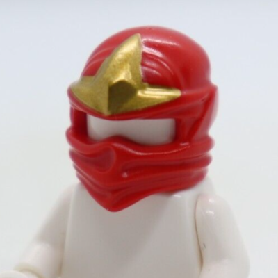 HEADGEAR -HeadWrap with Gold 3 Point Emblem Kai ZX Ninjago LEGO