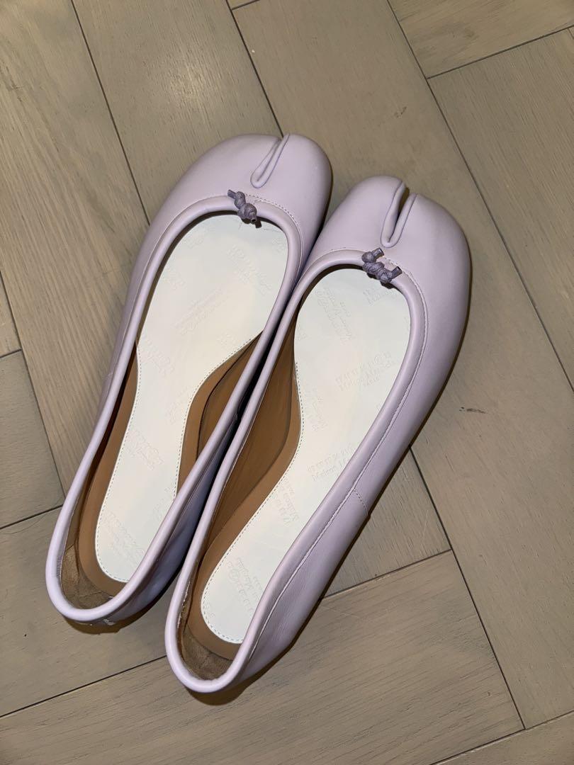 Maison Margiela Tabi Ballerinas Ballet Shoes Women's Lavender Rare