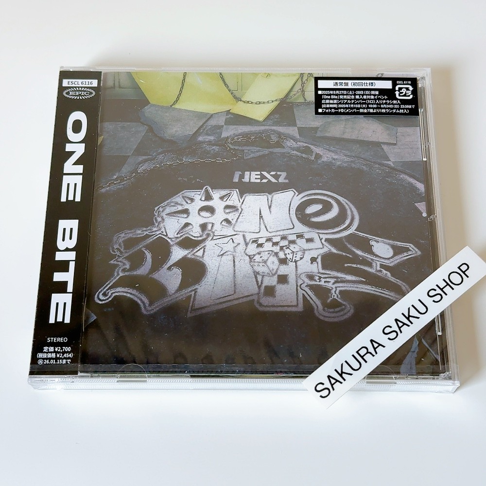 NEXZ One Bite Standard Edition CD w/ BOOKLET Japan 2nd EP ESCL