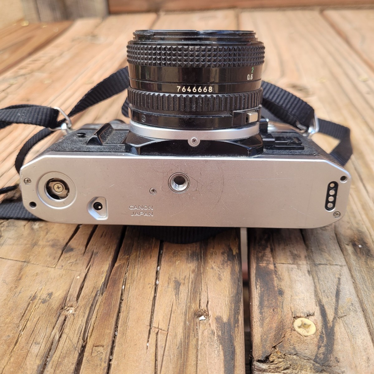 Canon AE-1 P Program Silver 35mm SLR W/FD NFD 50mm f1.4 Lens Made