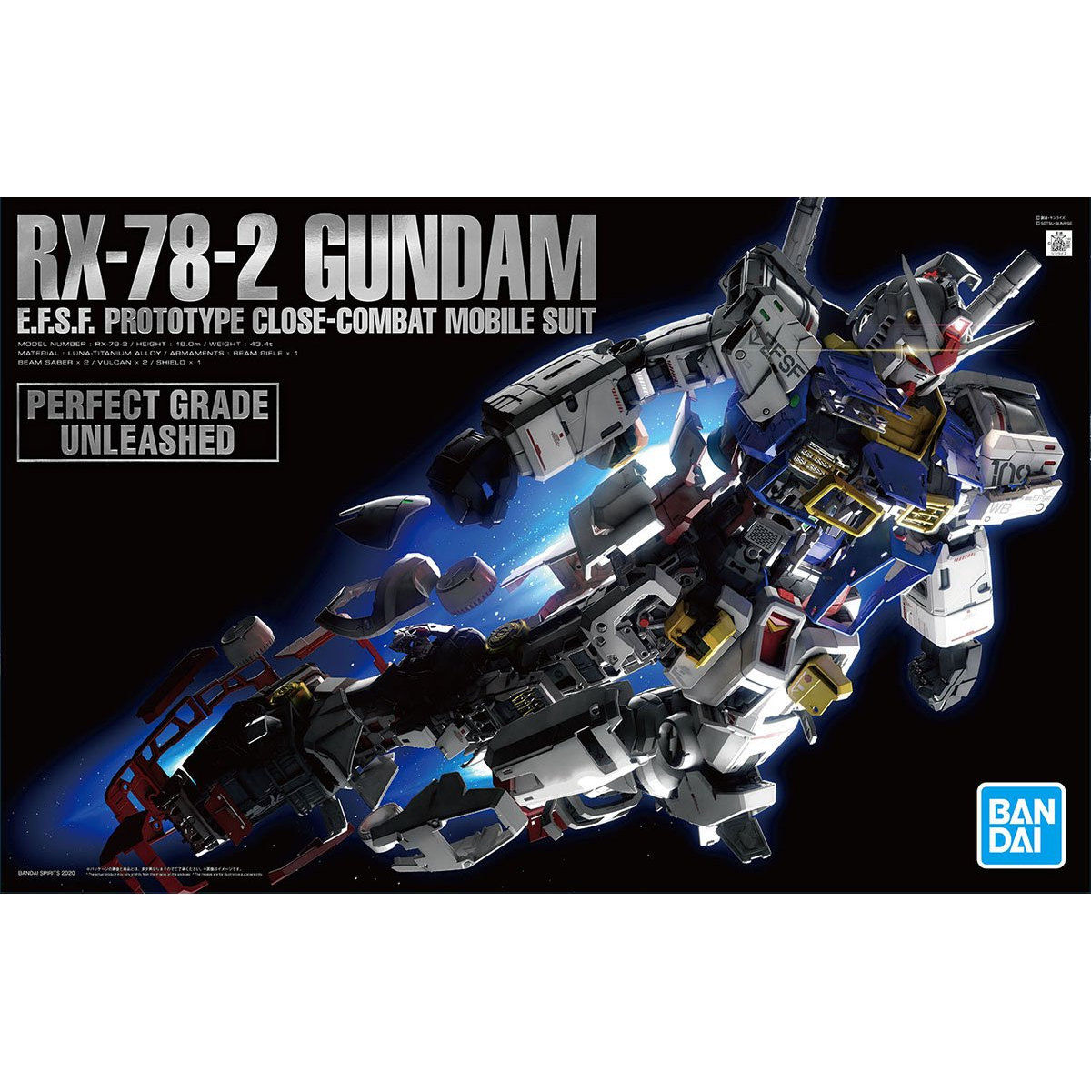 Bandai PG Unleashed 1/60 RX-78-2 Gundam 4573102607652| eBay