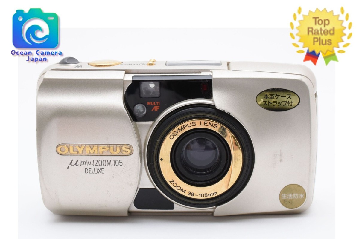 Near MINT -] Olympus μ mju Zoom 105 Deluxe Point & Shoot Film