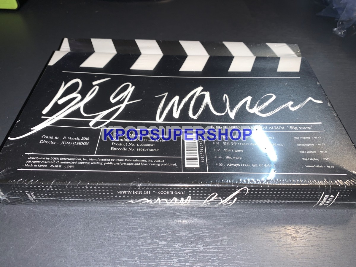 Jung Il Hoon 1st Mini Album Big Wave CD Photocard New Sealed Rare